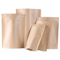 [1KG] Túi Zipper Đáy Đứng 2 Mặt Giấy Kraft