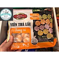 1kg viên thả lẩu bánh bao nhân trứng lacusina (màu cam)