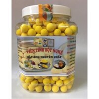 1kg viên tinh bột nghệ mật ong sấy khô nguyên chất có chứng nhận attp YBái