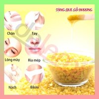 1KG Wax Bean LADAMI hiệu quả wax lông nách, wax lông tại nhà an toàn hiệu quả - kèm 15 que gỗ, che tên