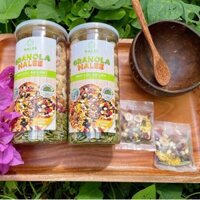 1kg/2 hộp ngũ cốc SIÊU HẠT KHÔNG YẾN MẠCH nalee Giảm Cân, Ăn Kiêng Dinh Dưỡng granola TẶNG 1 BỘ gáo dừa + muỗng + 3 trà