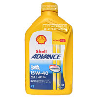 (1L) Dầu nhớt xe máy xe số SHELL ADVANCE AX5 15W40 1000ml - Shopnhottot