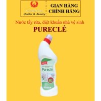 [1Lít] Nước tẩy rửa nhà vệ sinh thảo mộc hữu cơ organic Purecle diệt khuẩn, tẩy trắng, khử mùi, an toàn cho da sức khoẻ