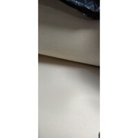 1m vải simili giả da màu kem khổ 1m4