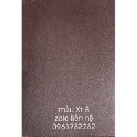 1m vải simili giả da màu nâu khổ 1m4