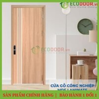 1M2 CỬA GỖ MDF LAMINATE P1R3 CHI SON-ECD (Bao Gồm: Khung, Cánh, Nẹp)  - Ecodoor