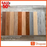 [1m2] Sàn nhựa giả gỗ tự dán , tấm nhựa dán sàn nhà , miếng dán sàn nhà giả gỗ . Độ dày 1,8mm