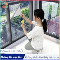 [1m*2m】Giấy decal dán kính chống nắng nóng UV Phối cảnh một chiều,chống nắng chống nhìn trộmGiấy decal dán kính chống UV