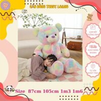 [1m3 , 1m6]Gấu Teddy Nhồi Bông màu loang, màu sắc độc lạ dễ thương- Toy Đồ Chơi Thú Nhồi Bông