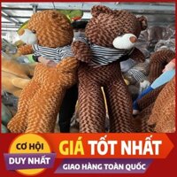 [1m5-1m8] Gấu BôngTeddy Gối Ôm Thú Nhồi Bông Khổng Lồ, Chất Liệu Vải Nhung Co Dãn 4 Chiều Size 1m5-1m8