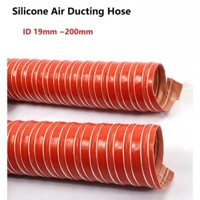 1meter Silicone Universal Car Hood Air Intake Pipe ID 19 / 25 / 32 / 38 / 43 / 45 / 51 / 63 / 76 / 80mm Car Hood Air Intake Pipe 1m Ống dẫn khí Ống lọc linh hoạt
