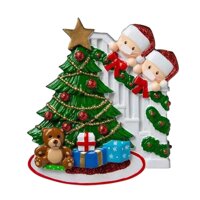 1pc 2020 Christmas Tree Ornament Family DIY Name New Year Home Decorative 2 - 2 people