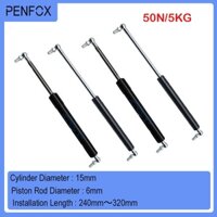 1pc 240mm-320mm 5kg / 50N Nội Thất Khí Lò Xo Giảm Chấn Nâng Thủy Lực Hỗ Trợ Thanh Chống Thanh Đa Năng Thanh Chống Giường Xe Máy