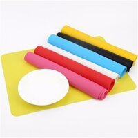 1pc 30x40cm Silicone Placemat Màu Soild Chống Nhiệt Bàn Ăn Thảm Nướng Miếng Lót Dụng Cụ Nhà Bếp