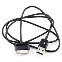 1PC 98cm Bộ sạc cáp đồng bộ hóa USB Black cho Samsung Galaxy Tab 2 Lưu ý 7.0 7.7 8.9 10.1 Máy tính bảng Dữ liệu Dữ liệu Dữ liệu Độ dài 1M