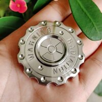 1pc Cảnh Báo Bức Xạ Fidget Clicker Spinner EDC Gear Tay Spinner Người Lớn Fidget Đồ Chơi ADHD Dụng Cụ Lo Âu Đồ Chơi Giảm Căng Thẳng