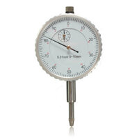 1pc Dial Gauge Indicator 0.01mm Accuracy Metal For Precision Tool Woodworking Measurement Tools