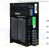 1PC Động cơ bước ba pha lai DM3522 trình điều khiển AC 110-240V 200KHZ 8A cho động cơ bước 3 pha 86 / 110 cho CNC