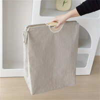 1pc Ngang / Dọc Cotton Và Vải Lanh Bẩn Giỏ Quần Áo Nhà Giỏ Đựng Quần Áo