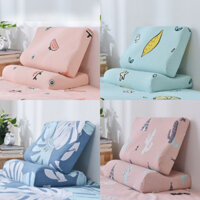 1Pc Soft Pillow Cases Print Memory Foam Space Pillow Cases Cover Latex Pillowcase Protecter Neck Healthcare Memory