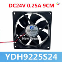 1pc YDH9225S24 DC24V 0.25A 9CM 9025 9225 Quạt Làm Mát