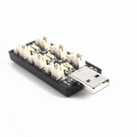 1S 6CH 4.35V LiHv Lipo Battery Charging Adapter Board 5V 2A USB PH1.25 PH2.0 Battery Charger Board for RC Toy Model Batt