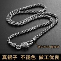 1s925 Vòng cổ nam bạc Yintai Retro Hợp thời trang dành cho nam SimS925