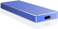 1TB 2TB External Hard Drive Portable Ultra Slim Type C USB 3.1 Hard Drive for PC, Mac, Xbox 360(2TB, A-Blue)