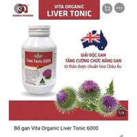 1.Tên sản phẩm: Thực phẩm bảo vệ sức khỏe Vita Organic Liver Tonic 6000