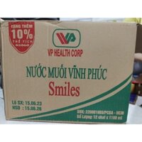 1thùng ( 12chai) nước muối sinh lý Vĩnh Phúc 1000ml