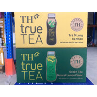 1Thùng 24 Chai Trà Xanh vị Chanh -Trà Olong TH-TrueMilk ( 350ml x 24 Chai ) giao hoả tốc - ship tận nơi - Hạn Sử Dụng Xa
