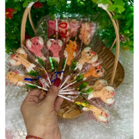 1thùng 50bịt /dẻo xiên que hình thú (1bịt 10que kẹo )