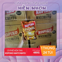 [1Thùng] Cafe Hòa Tan Kopiko Macchiato gói lớn 480g