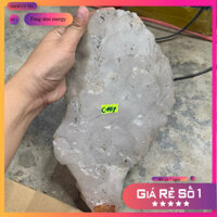 1v đá thạch anh thô tự nhiên thiên nhiên nguyên sinh(đá thật) nặng 2.1kg(C161) dùng làm trang trí nhà cửa