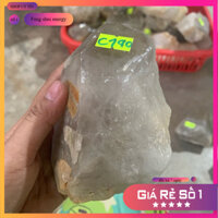 1v đá thạch anh thô tự nhiên thiên nhiên nguyên sinh(đá thật) nặng 900g(C140) dùng làm trang trí nhà cửa