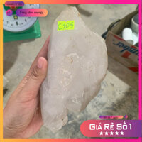 1v đá thạch anh thô tự nhiên thiên nhiên nguyên sinh(đá thật) nặng 1000g(C105) dùng làm trang trí nhà cửa