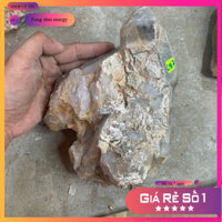 1v đá thạch anh thô tự nhiên thiên nhiên nguyên sinh(đá thật) nặng 2kg(C167) dùng làm trang trí nhà cửa