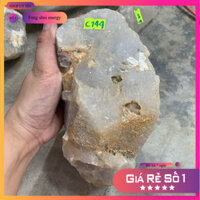 1v đá thạch anh thô tự nhiên thiên nhiên nguyên sinh(đá thật) nặng 2.4kg(C144) dùng làm trang trí nhà cửa