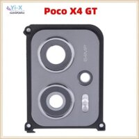 1x Cho Xiaomi Poco X4 GT Mặt Sau Camera Phía Sau Ống Kính Kính Có Khung Giá Đỡ Camera Chính Kính Bao Phụ Kiện Thay Thế