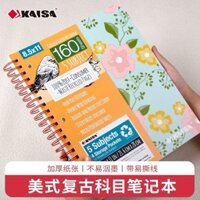 1yb Caesar KAISA American Coil Notebook a4 Giá Trị Cao Sau Đại Học Sau Đại Học Sau Đại Học Sau Đại Học Sinh Trung Học Chuyên Dụng