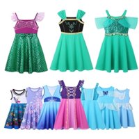 2-10 tuổi, váy công chúa, váy trẻ em, quần áo trẻ em mùa hè, Quần áo cho con gái