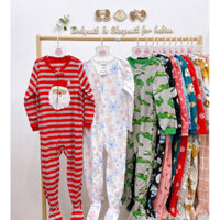 (2-3 tuổi) Sleepsuit nỉ, nhung, chần bông mẫu mới 2024 cho bé (chọn mẫu)