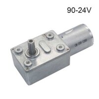 2-375-turn mô-men xoắn lớn giảm 6V/12V24V kim loại đảo ngược tốc độ thấp Worm Gear Motor