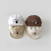 [2-5 Tuổi] Mũ Bé Hàn Quốc Mùa Xuân Thu Mềm Dễ Thương Mũ Vành Cho Bé Mũ Chống Nắng Mũ Bóng Chày QN501