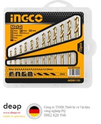 2-8MM BỘ 12 MŨI KHOAN KIM LOẠI HSS INGCO AKDB1125  DEEP31 www.yeuhangduc.vn sẵn sàng cho bạn