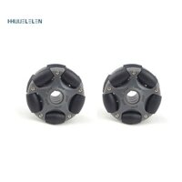 2 Bánh xe đa năng bằng nhựa 58mm cho bộ Robot Động cơ Servo Bánh xe đa năng 14135