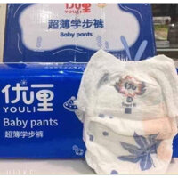 2 bịch bỉm YOULI XANH nội địa, full size dán/quần
