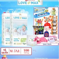 [2 BỊCH + QUÀ] Tã/Bỉm quần Kitin Natural mỏng thoáng 2mm, kháng khuẩn size M-5XL