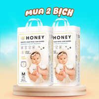 [2 BỊCH] Tã Bỉm Dán Quần HONEY Bản Thường Mềm Mại Êm Dịu Cho Bé