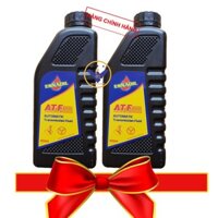 2 bình dầu trợ lực tay lái xe ô tô Esnaoil ATF lon 900ml